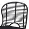 Baxton Studio Brenna Modern Bohemian Black Finished Rattan and Metal 2-Piece Dining Chair Set, PR 231-2PC-12827-ZORO - alternate 3
